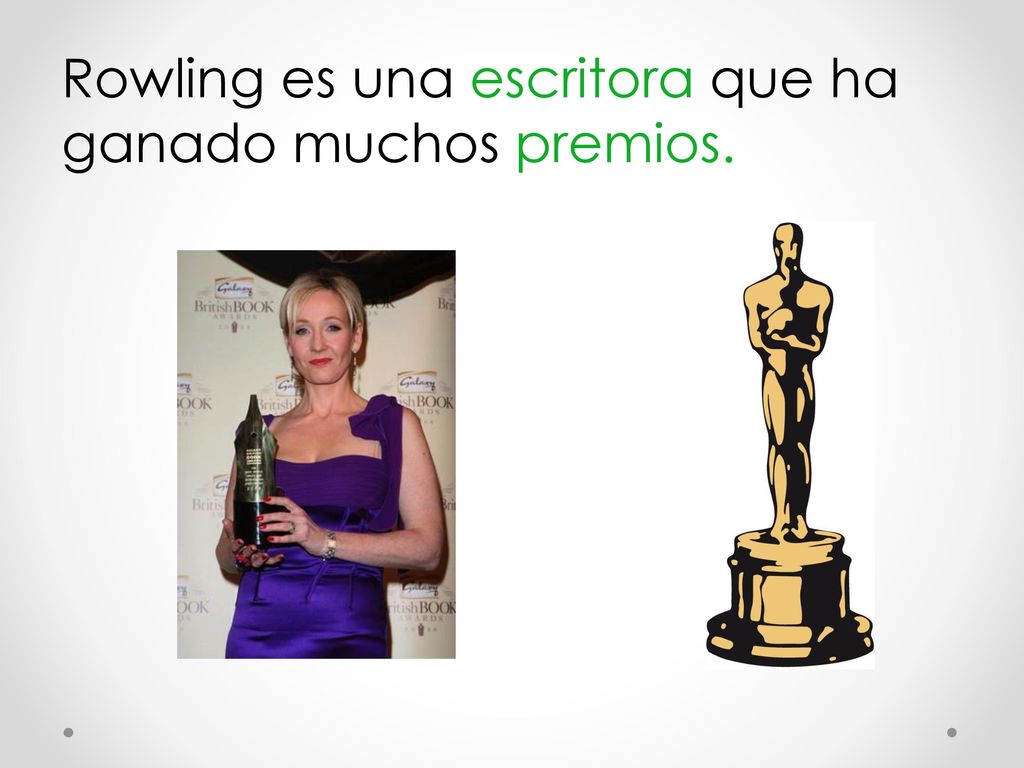 Rowling es una escritora que ha ganado muchos premios.