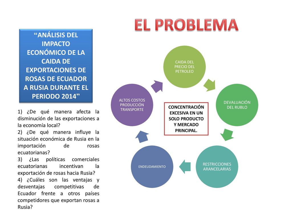 CONCENTRACIÓN EXCESIVA EN UN SOLO PRODUCTO Y MERCADO PRINCIPAL.