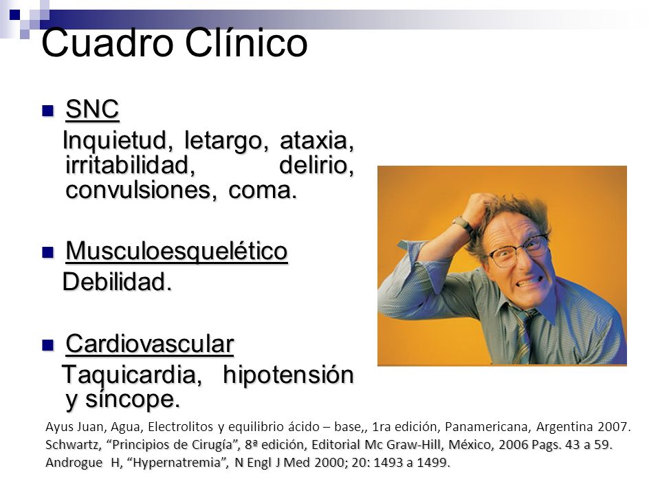 Cuadro Clínico SNC. Inquietud, letargo, ataxia, irritabilidad, delirio, convulsiones, coma. Musculoesquelético.