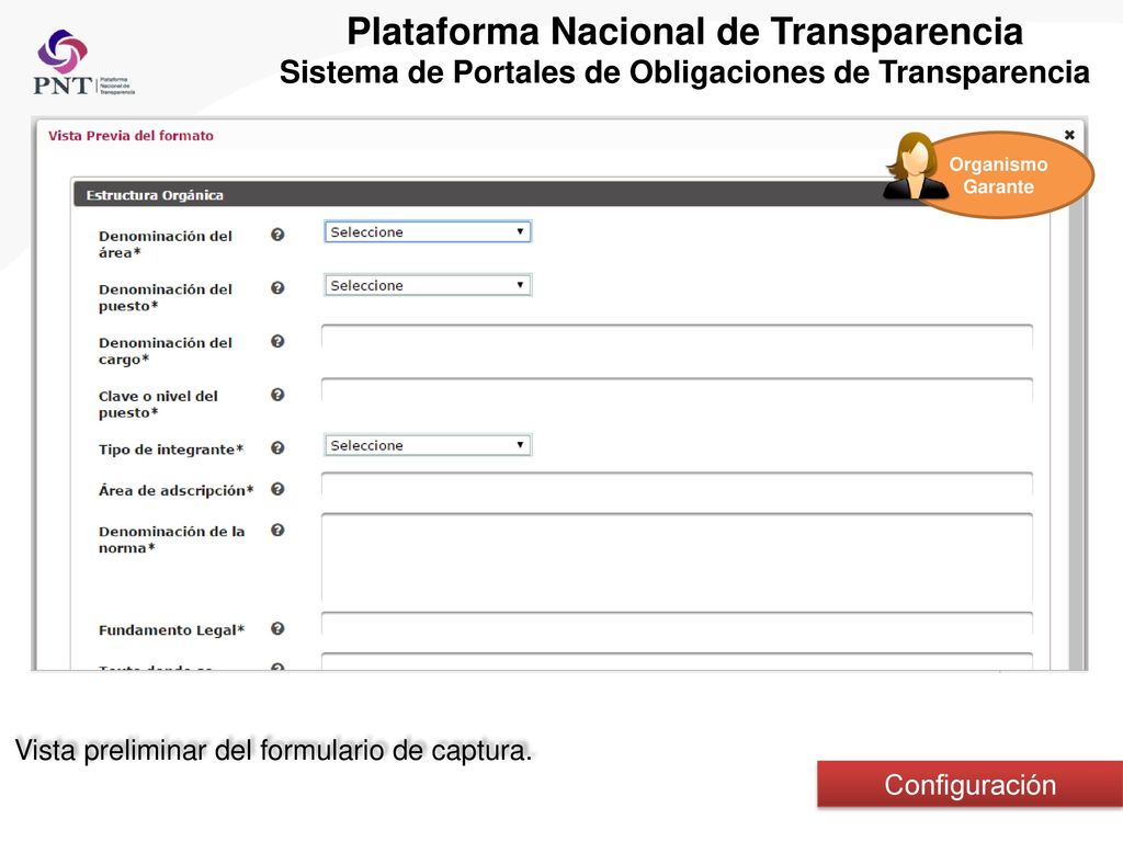 Plataforma Nacional de Transparencia Sistema de Portales de Obligaciones de Transparencia