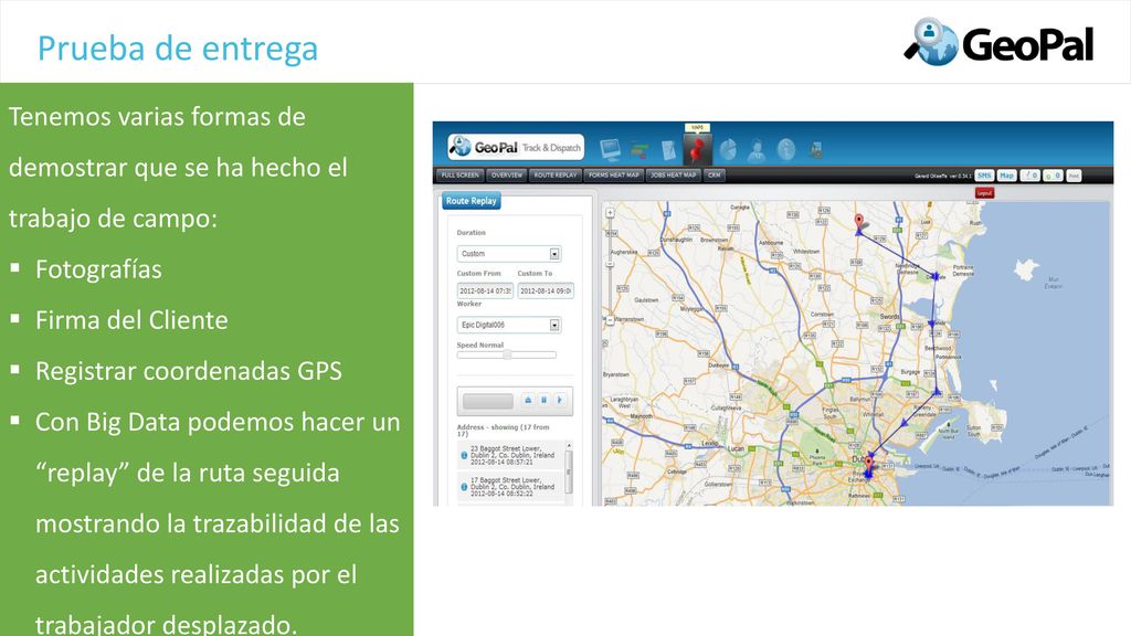 Prueba de entrega Tenemos varias formas de demostrar que se ha hecho el trabajo de campo: Fotografías.