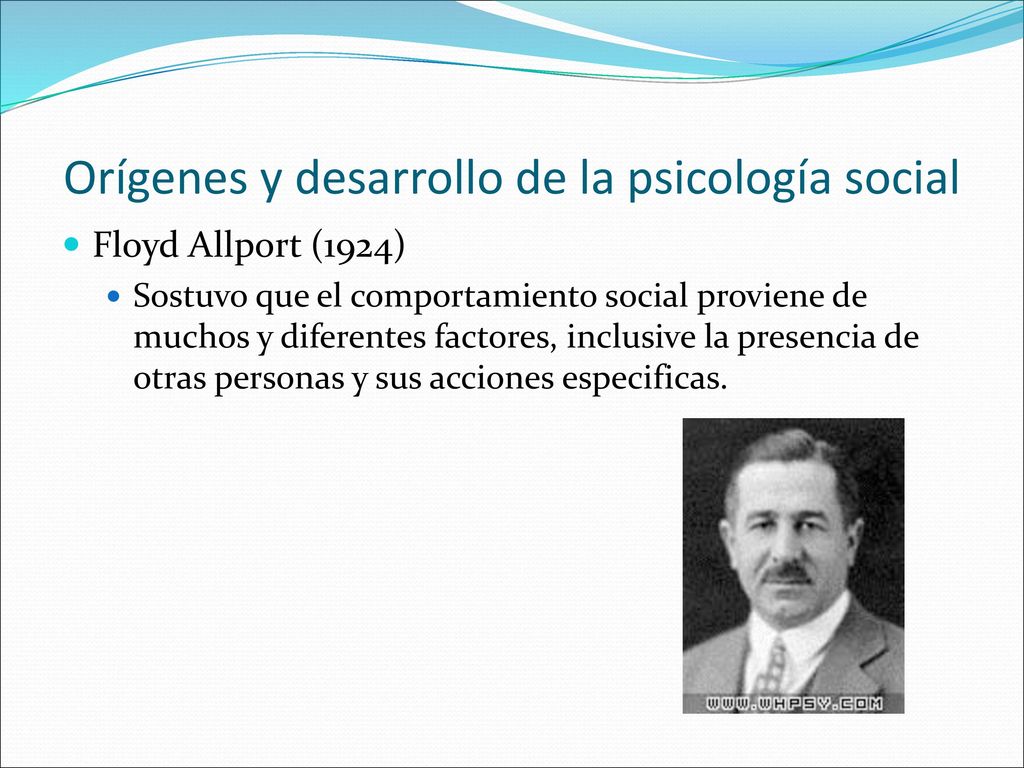 Orígenes y desarrollo de la psicología social