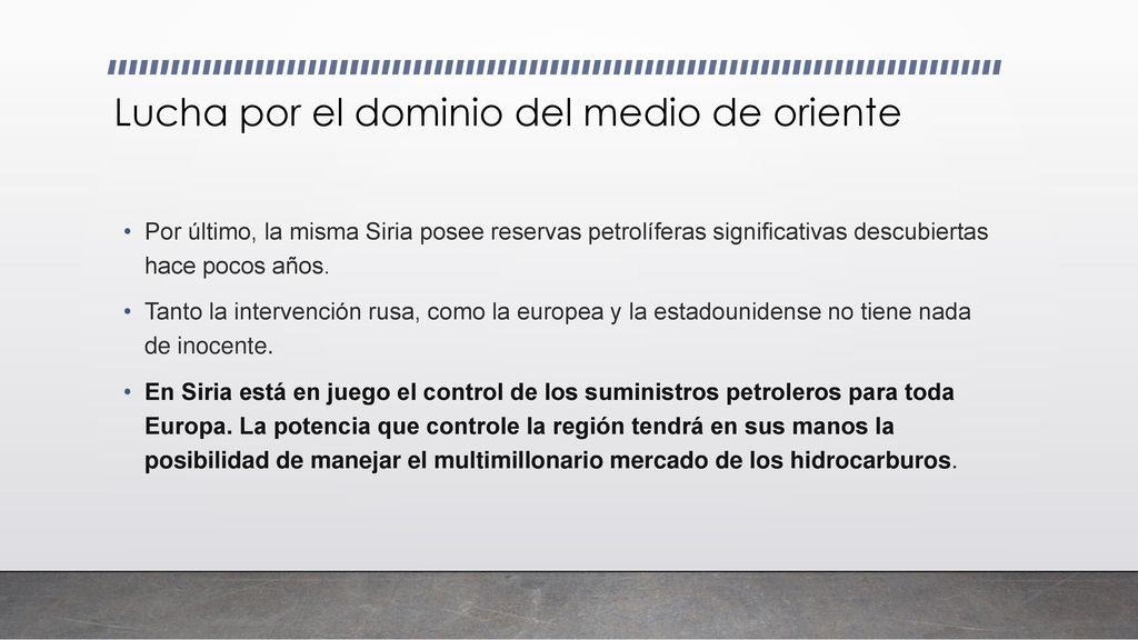 Lucha por el dominio del medio de oriente