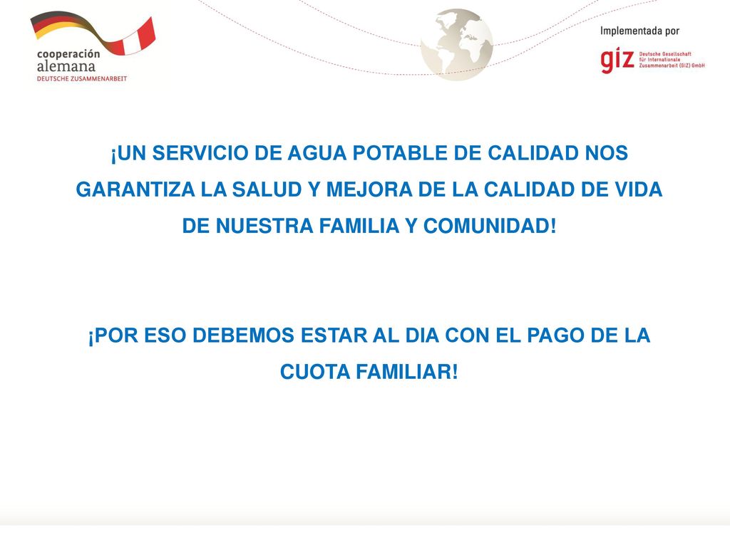 ¡POR ESO DEBEMOS ESTAR AL DIA CON EL PAGO DE LA CUOTA FAMILIAR!
