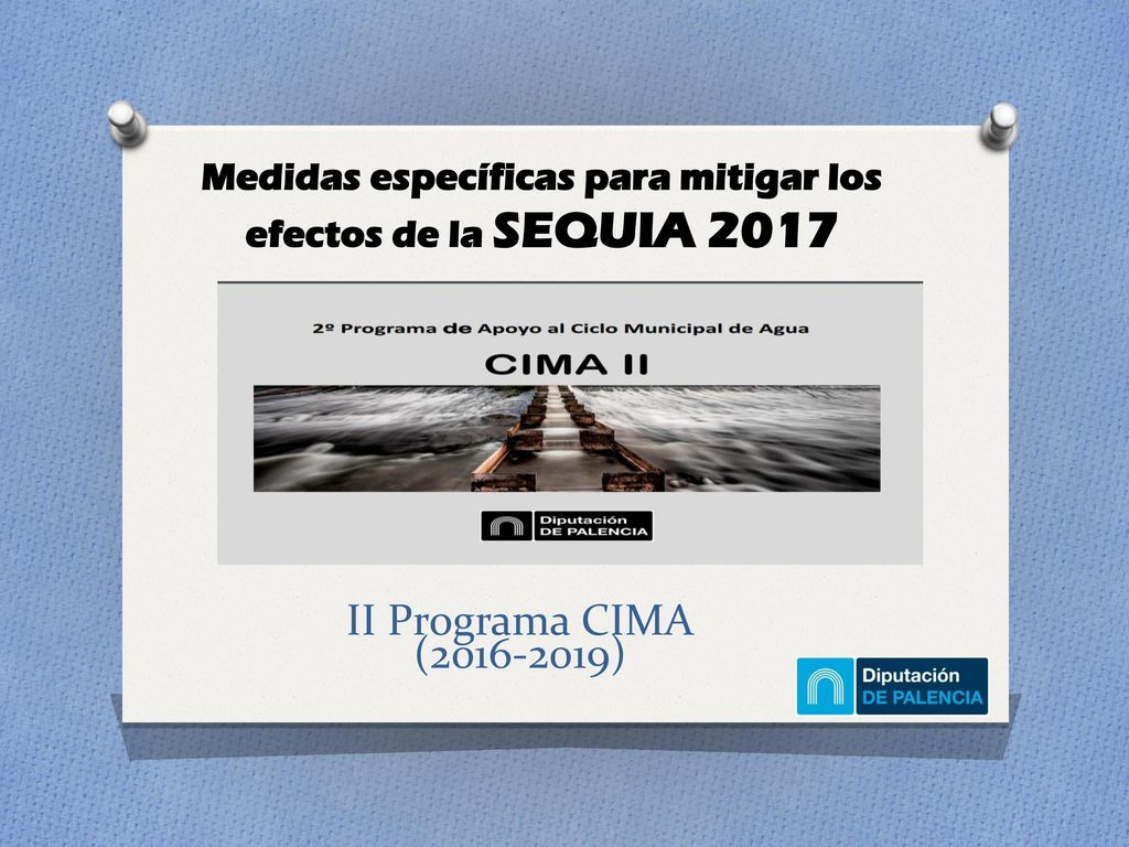 Medidas específicas para mitigar los efectos de la SEQUIA 2017