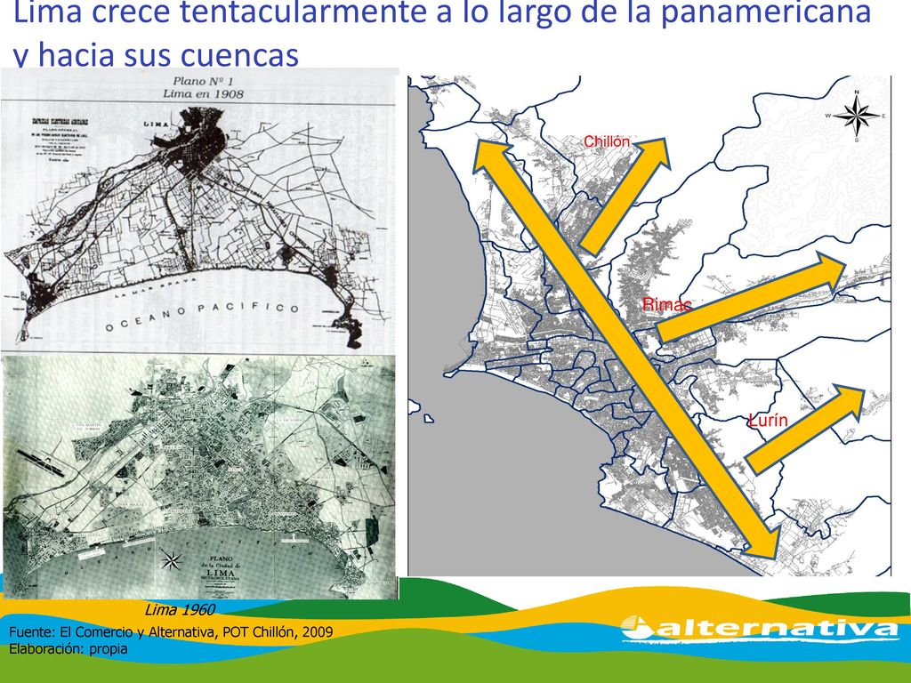 Lima crece tentacularmente a lo largo de la panamericana y hacia sus cuencas
