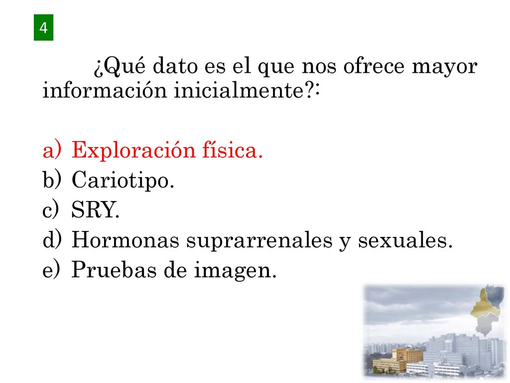 ¿Qué dato es el que nos ofrece mayor información inicialmente :