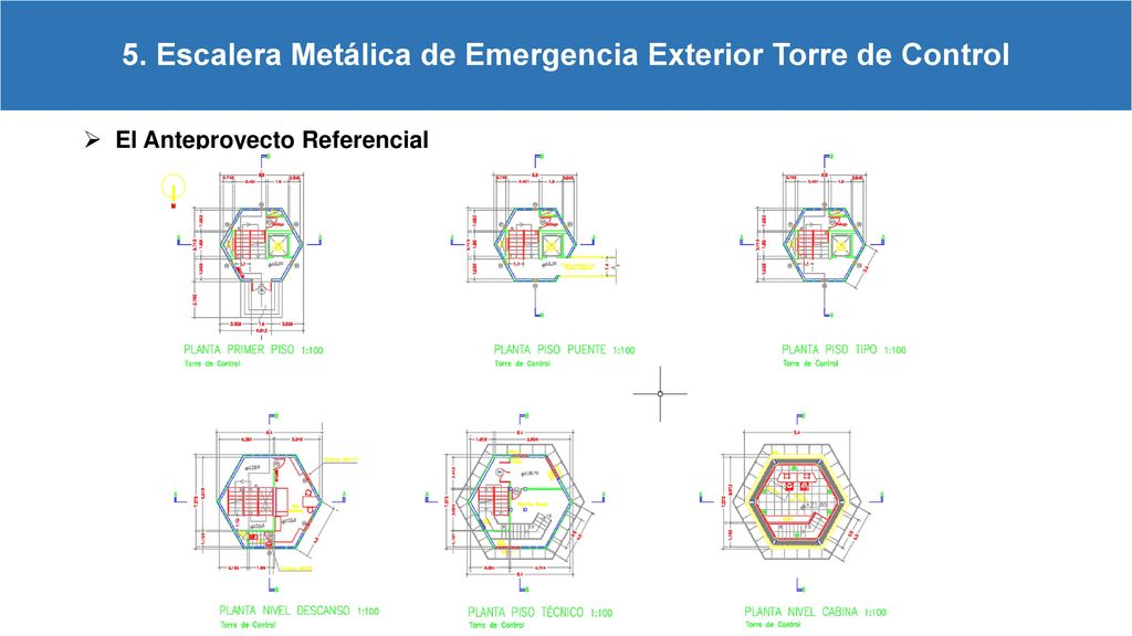 5. Escalera Metálica de Emergencia Exterior Torre de Control