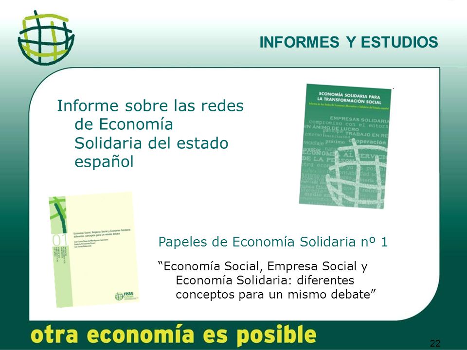Informe sobre las redes de Economía Solidaria del estado español