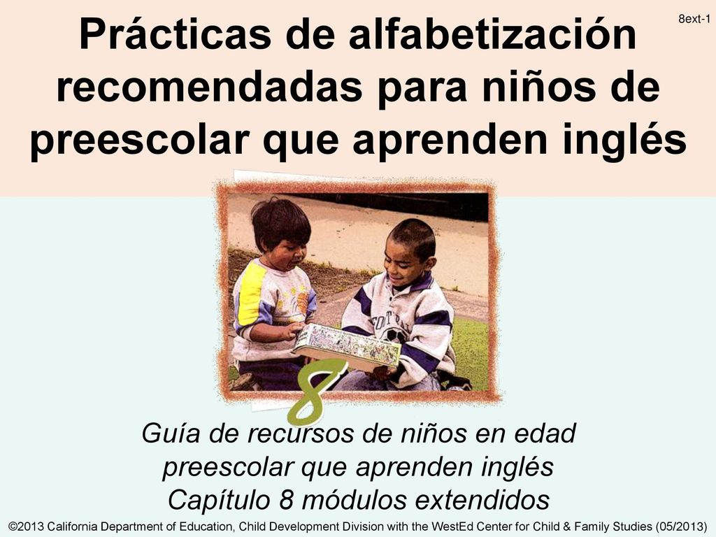 Prácticas de alfabetización recomendadas para niños de preescolar que aprenden inglés