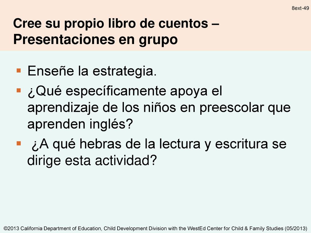 Cree su propio libro de cuentos – Presentaciones en grupo