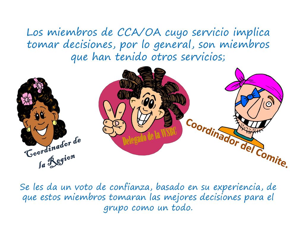 Coordinador del Comite. Coordinador de la Region