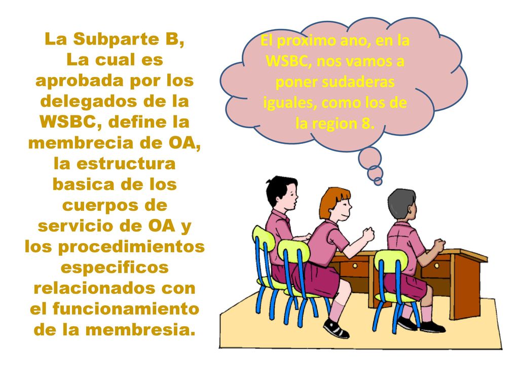 El proximo ano, en la WSBC, nos vamos a poner sudaderas iguales, como los de la region 8.
