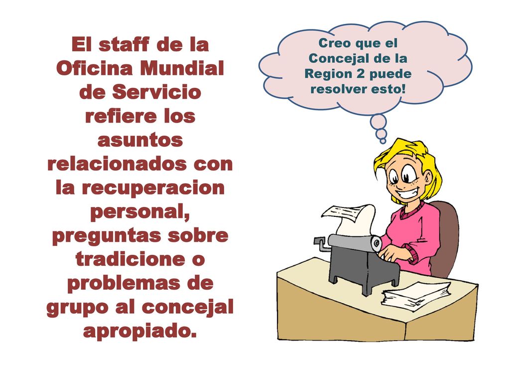 Creo que el Concejal de la Region 2 puede resolver esto!