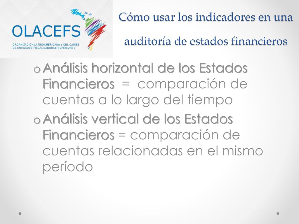Cómo usar los indicadores en una auditoría de estados financieros