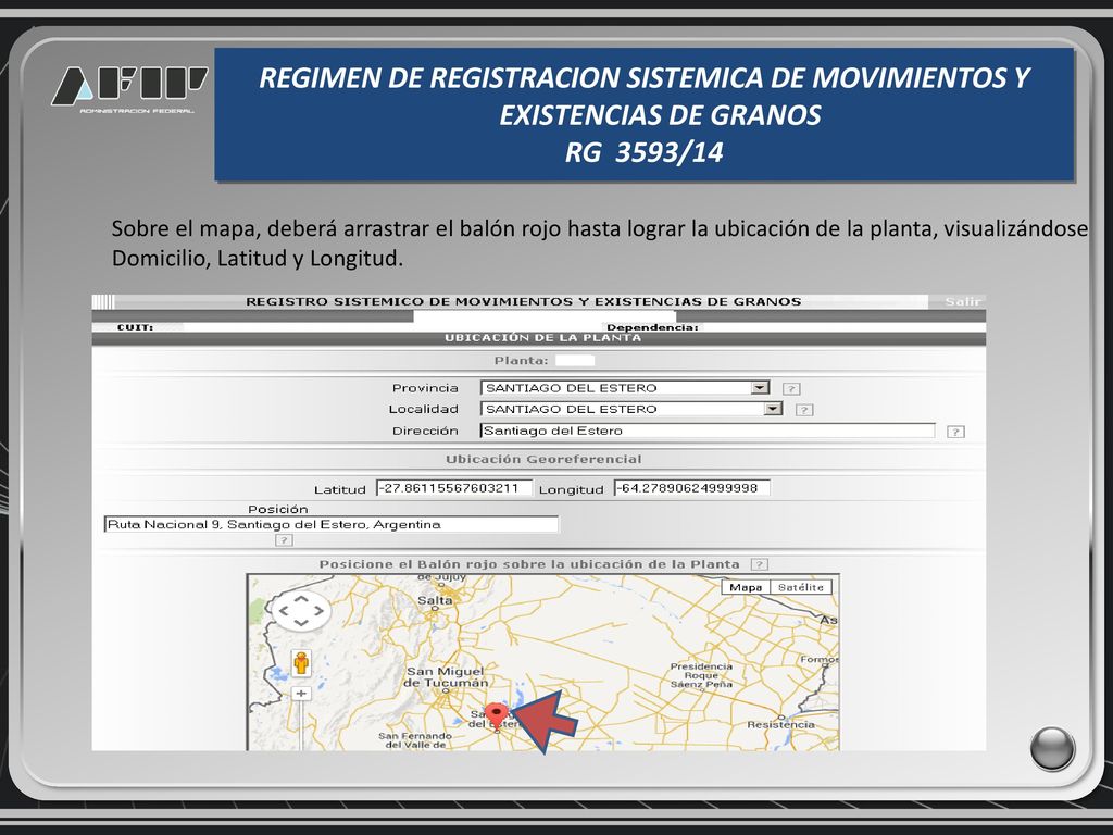 REGIMEN DE REGISTRACION SISTEMICA DE MOVIMIENTOS Y EXISTENCIAS DE GRANOS
