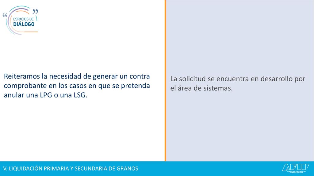 La solicitud se encuentra en desarrollo por el área de sistemas.
