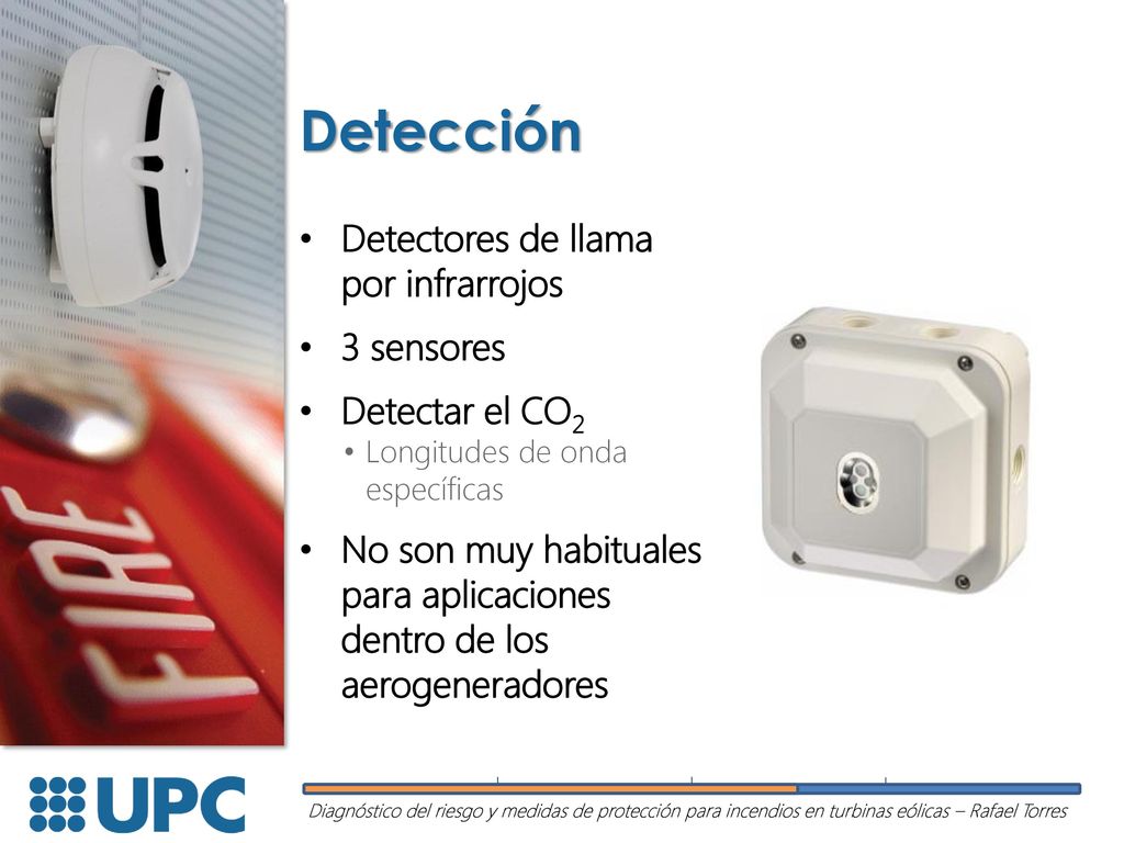 Detección Detectores de llama por infrarrojos 3 sensores