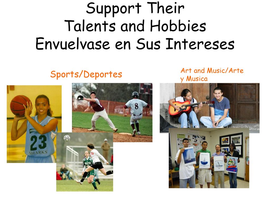 Support Their Talents and Hobbies Envuelvase en Sus Intereses