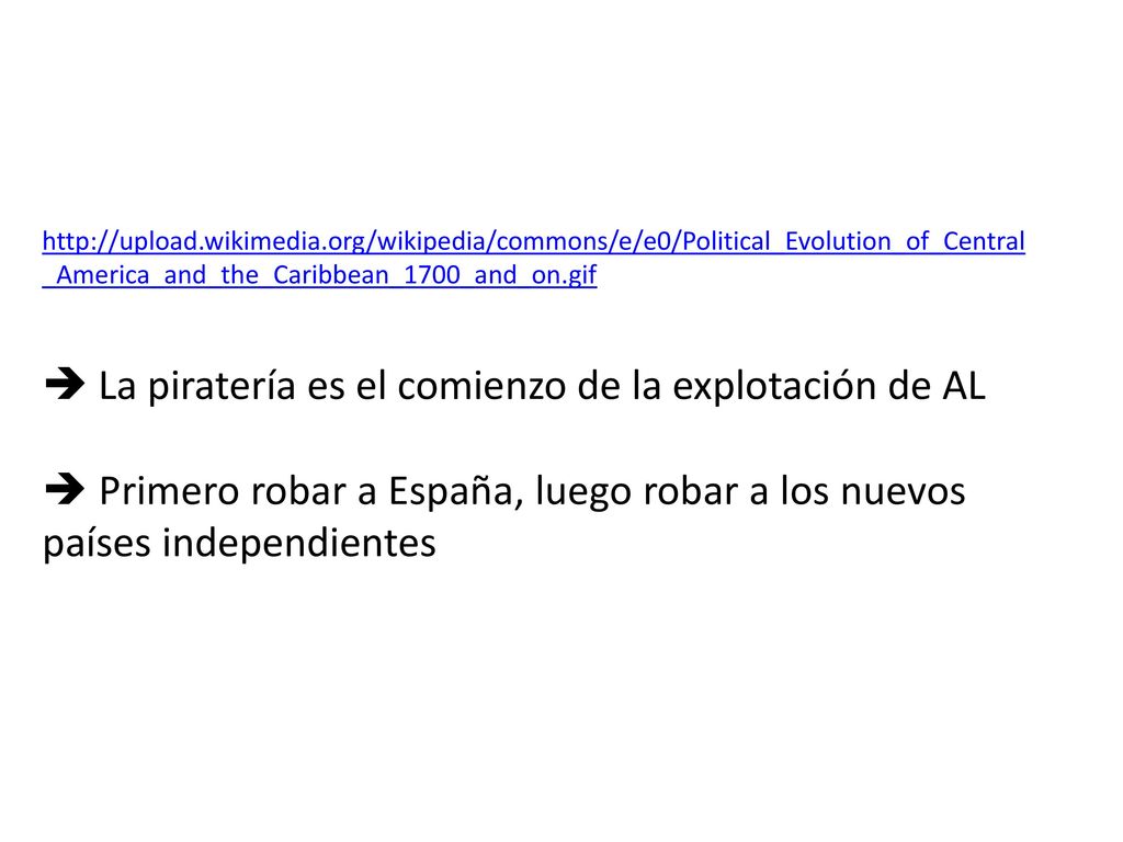 La piratería es el comienzo de la explotación de AL