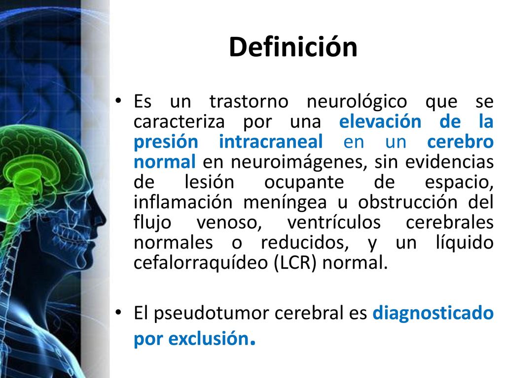 Seudotumor cerebral definicion