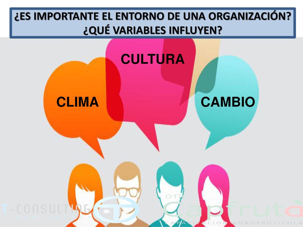 CULTURA CLIMA CAMBIO ¿ES IMPORTANTE EL ENTORNO DE UNA ORGANIZACIÓN