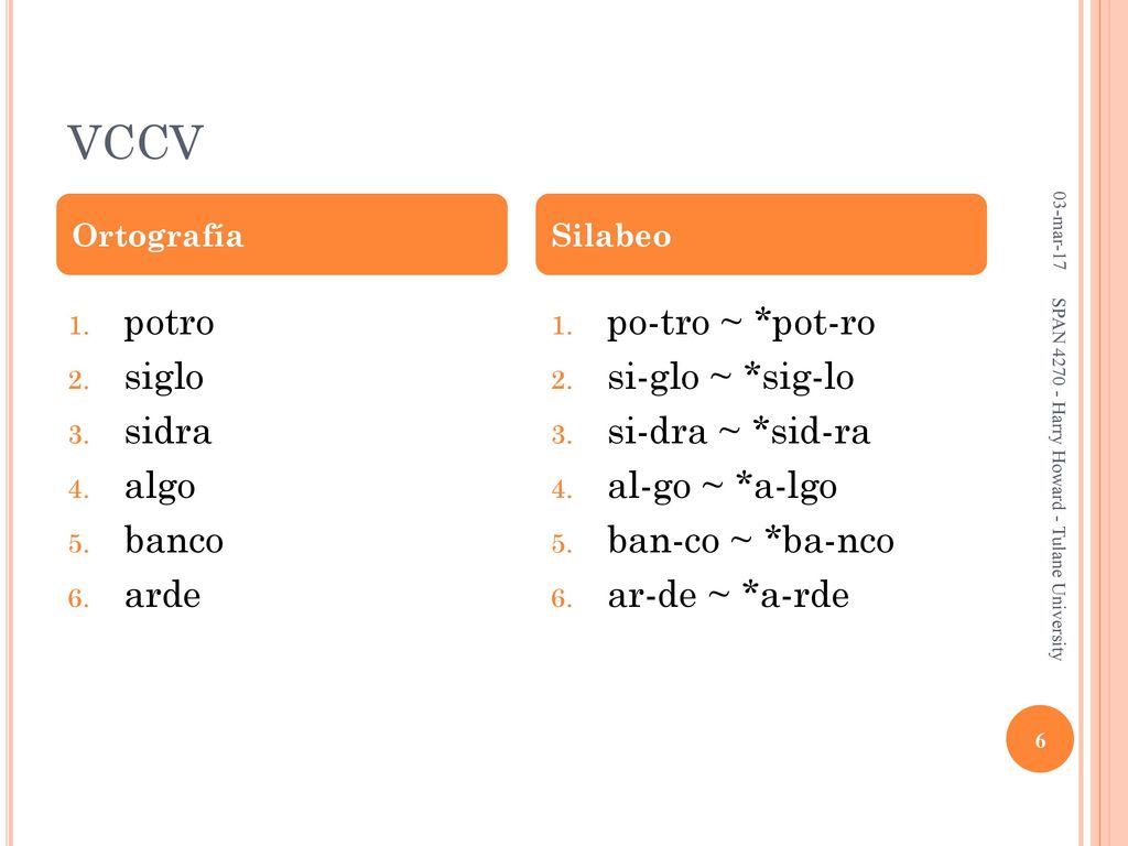 VCCV potro siglo sidra algo banco arde po-tro ~ *pot-ro