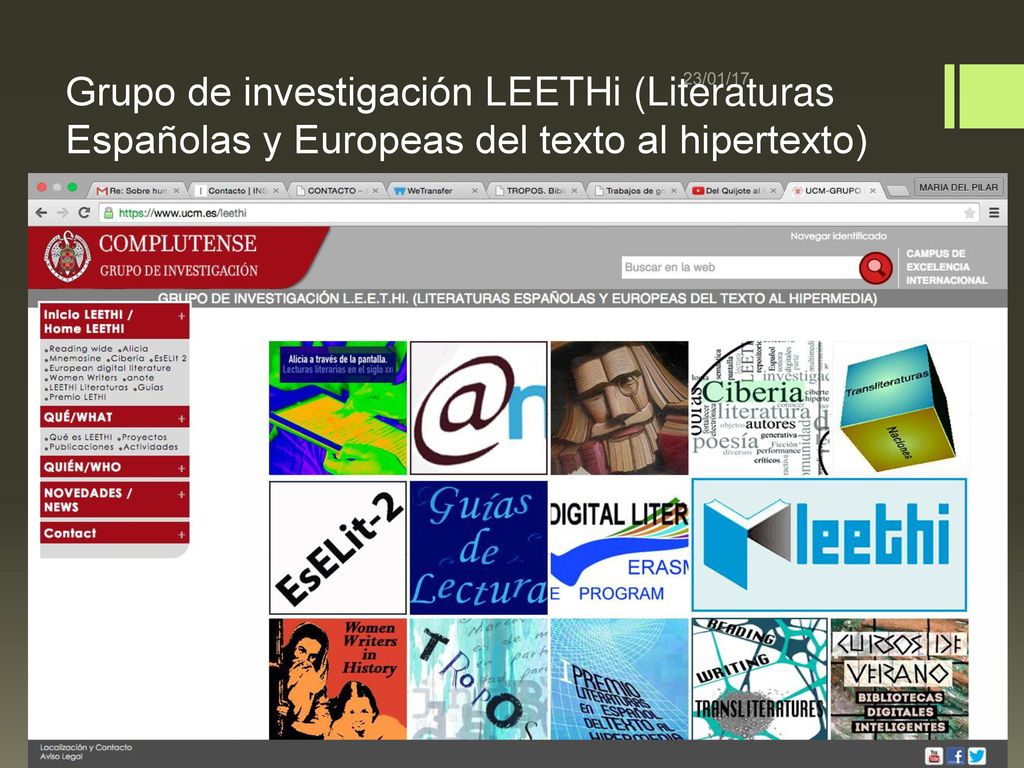 Grupo de investigación LEETHi (Literaturas Españolas y Europeas del texto al hipertexto)