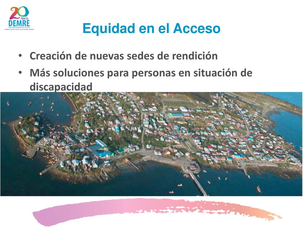 Equidad en el Acceso Creación de nuevas sedes de rendición