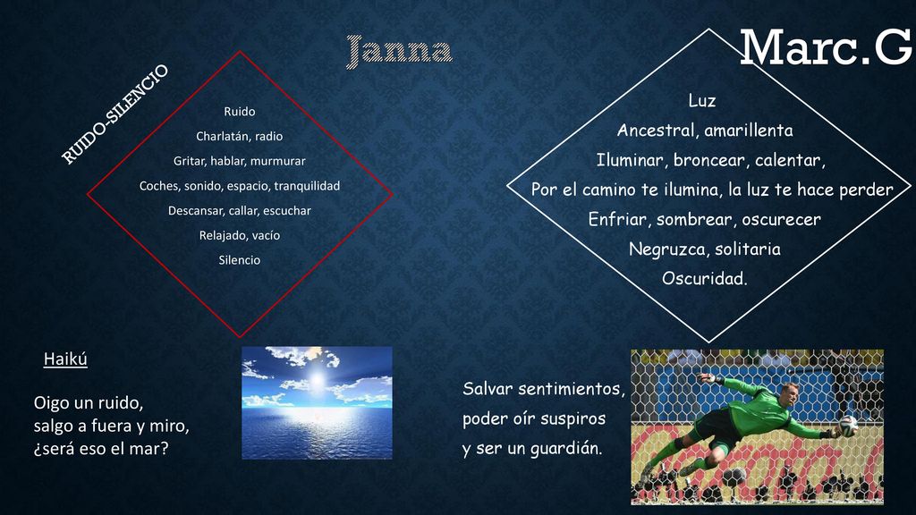Marc.G Janna Haikú Oigo un ruido, salgo a fuera y miro,