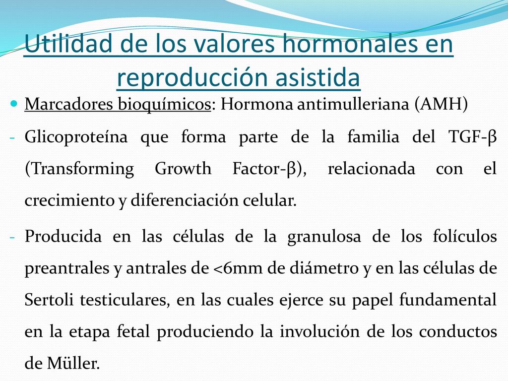 Utilidad de los valores hormonales en reproducción asistida