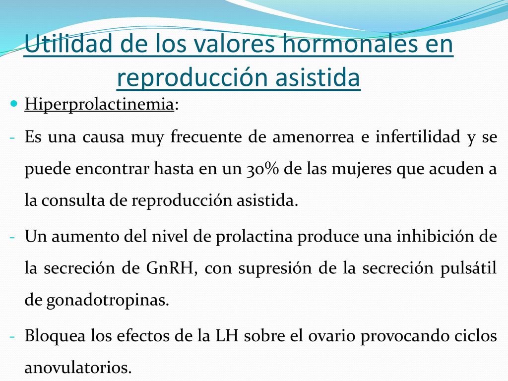 Utilidad de los valores hormonales en reproducción asistida
