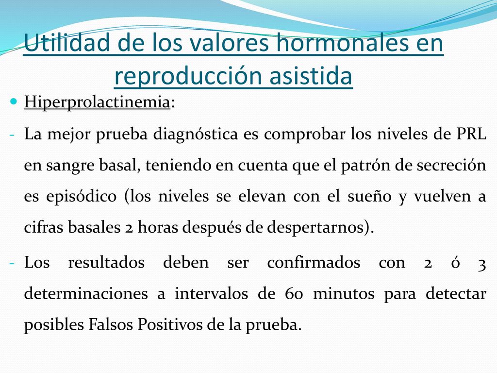 Utilidad de los valores hormonales en reproducción asistida