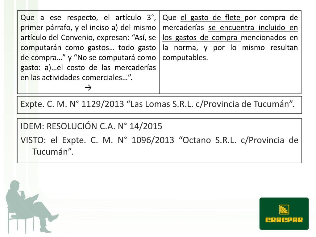 Expte. C. M. N° 1129/2013 Las Lomas S.R.L. c/Provincia de Tucumán .