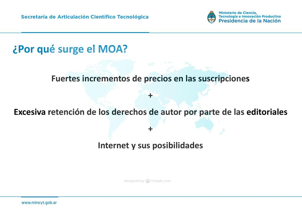 ¿Por qué surge el MOA Fuertes incrementos de precios en las suscripciones. +