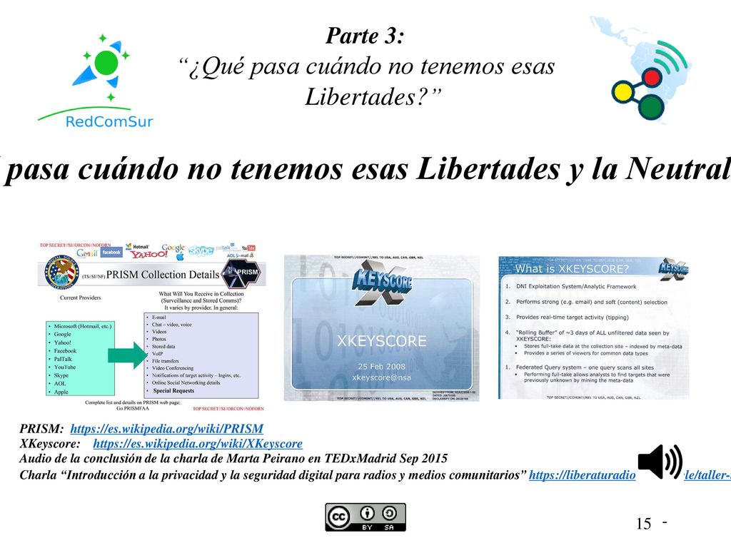 ¿Qué pasa cuándo no tenemos esas Libertades y la Neutralidad