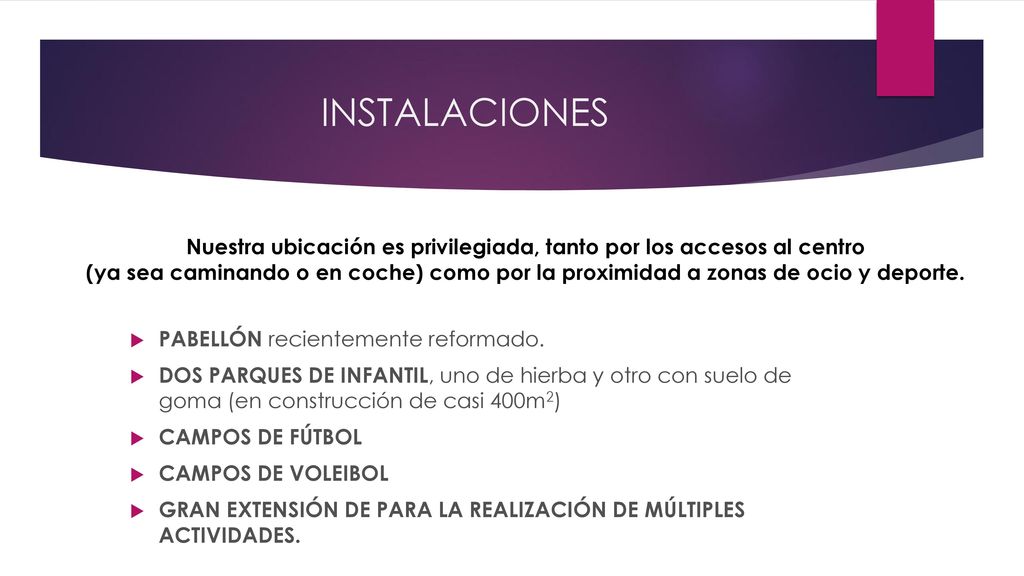 Nuestra ubicación es privilegiada, tanto por los accesos al centro
