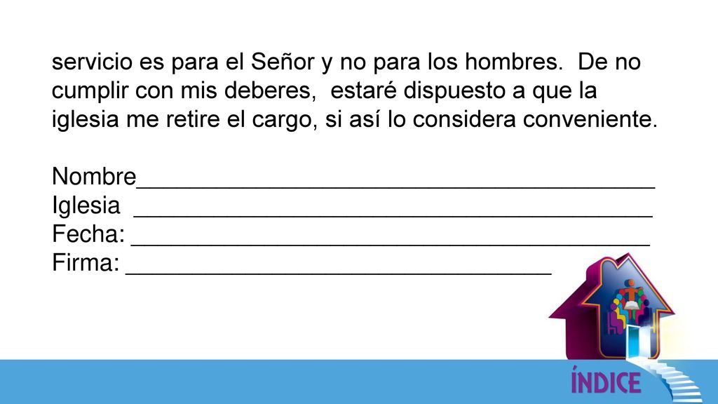 servicio es para el Señor y no para los hombres