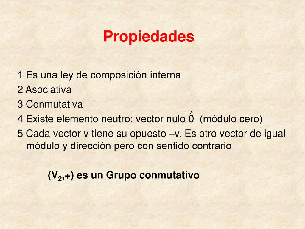 Propiedades 1 Es una ley de composición interna 2 Asociativa