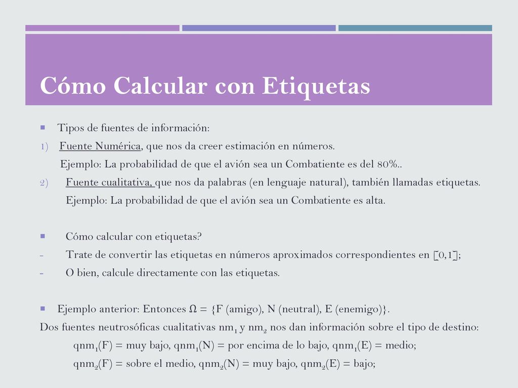 Cómo Calcular con Etiquetas