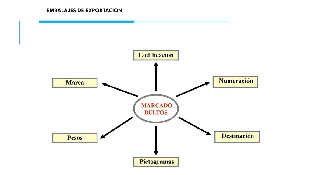 Codificación Numeración Marca Destinación Pesos Pictogramas