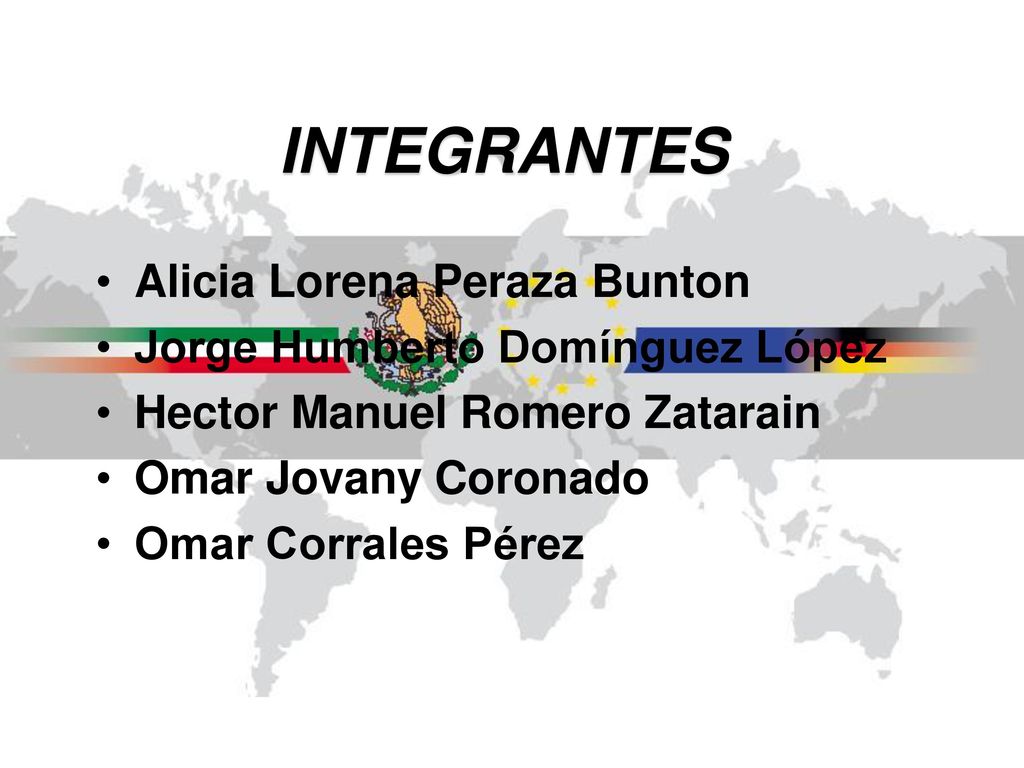 INTEGRANTES Alicia Lorena Peraza Bunton Jorge Humberto Domínguez López