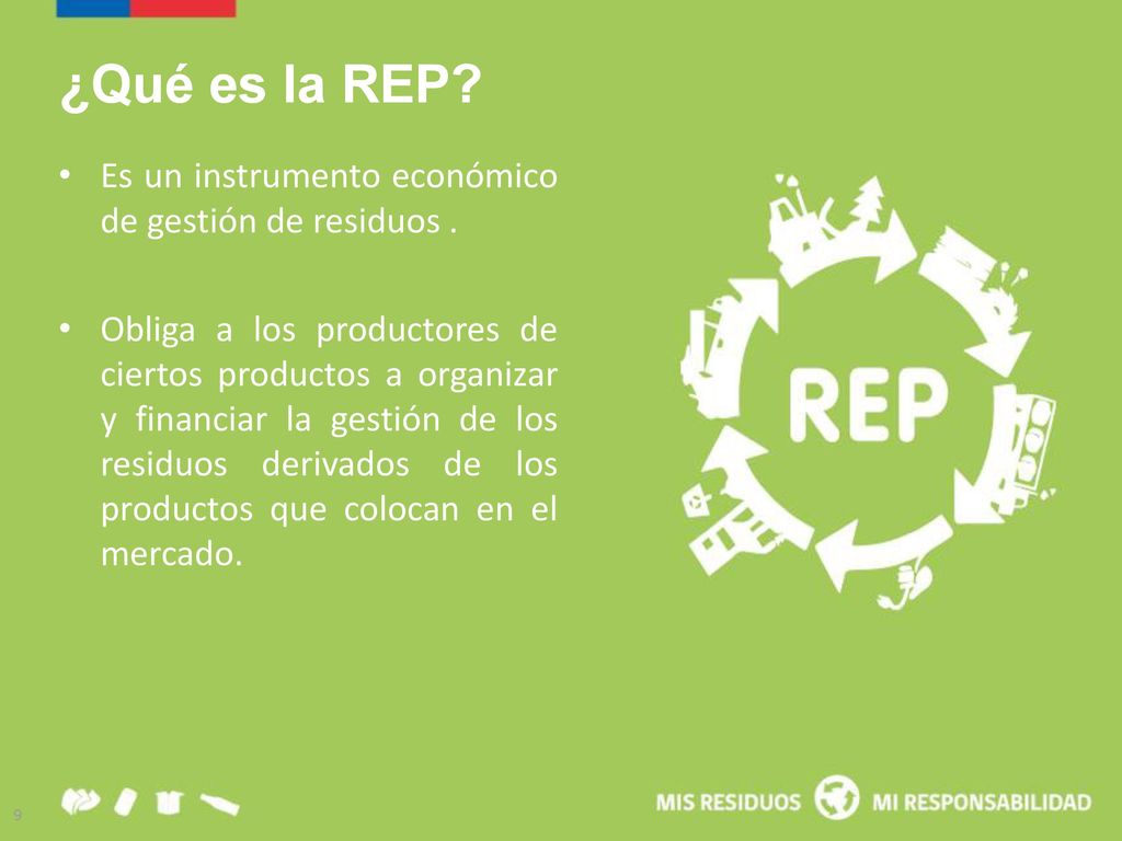 ¿Qué es la REP Es un instrumento económico de gestión de residuos .