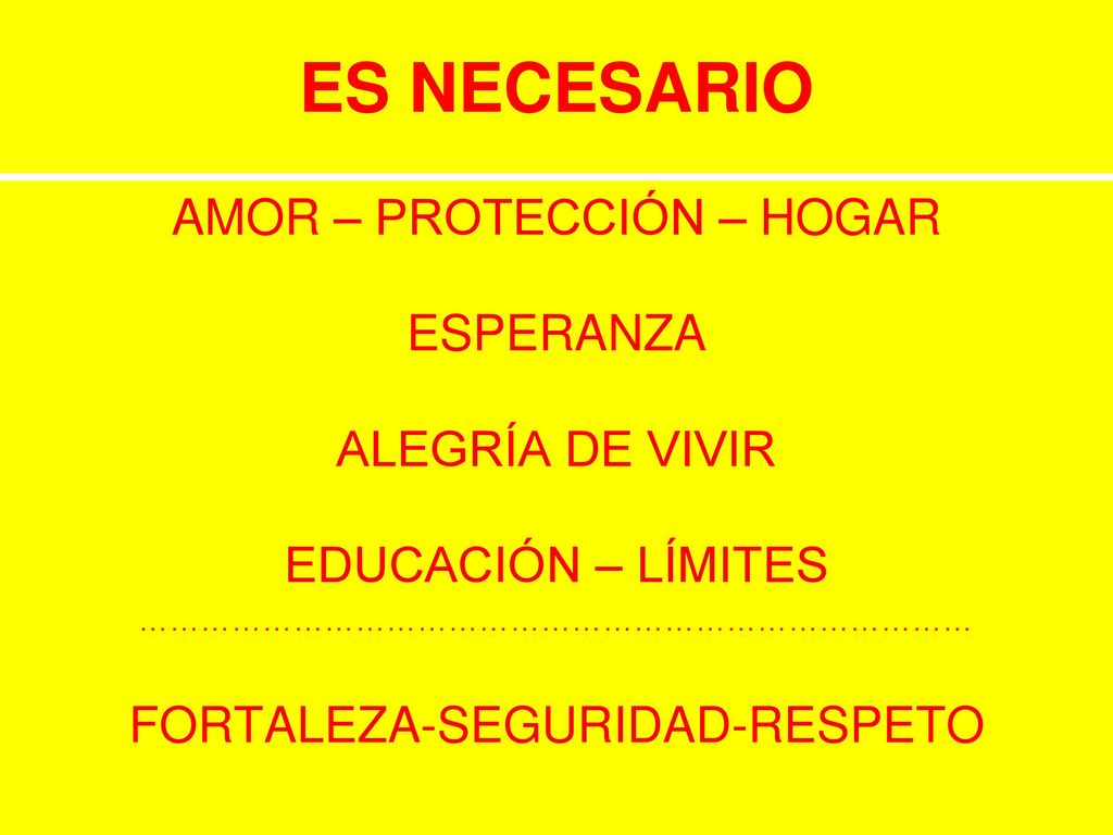 ES NECESARIO AMOR – PROTECCIÓN – HOGAR ESPERANZA ALEGRÍA DE VIVIR