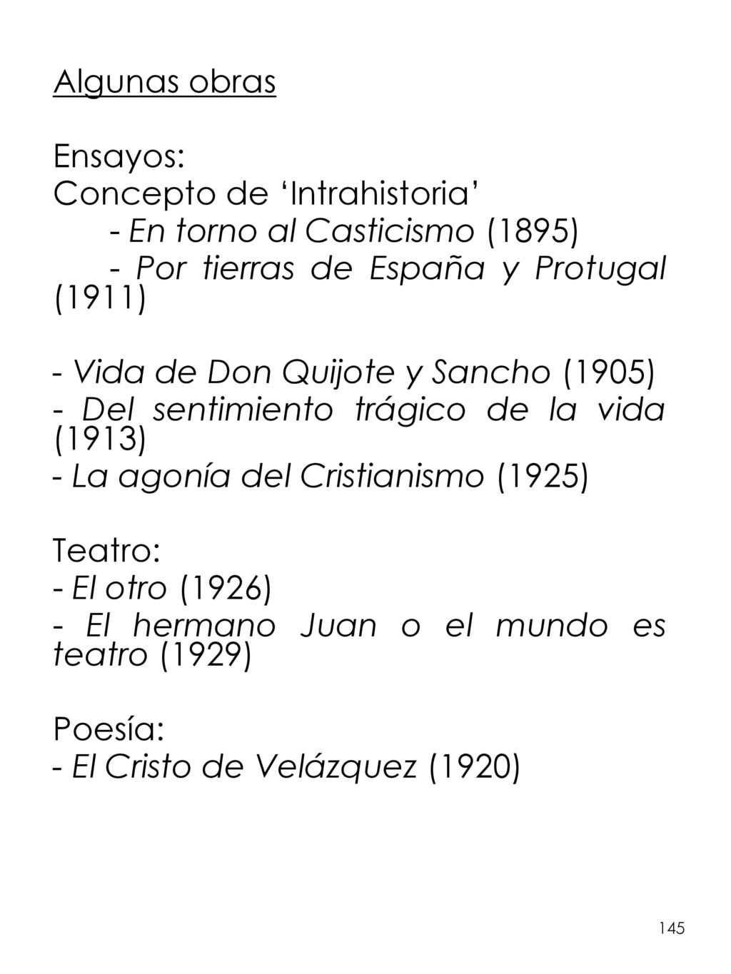Concepto de ‘Intrahistoria’ - En torno al Casticismo (1895)