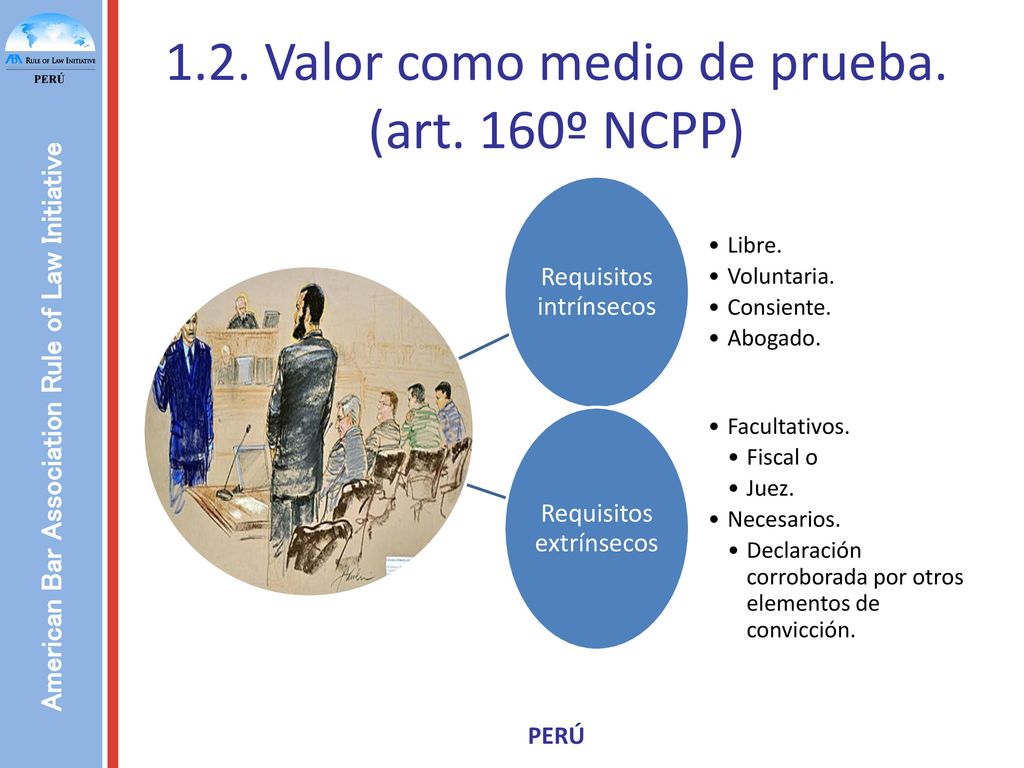 1.2. Valor como medio de prueba. (art. 160º NCPP)