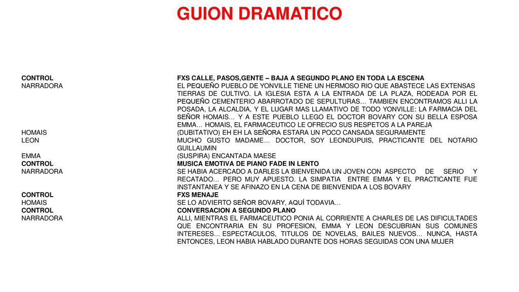 GUION DRAMATICO CONTROL FXS CALLE, PASOS,GENTE – BAJA A SEGUNDO PLANO EN TODA LA ESCENA.
