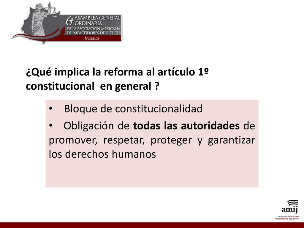 ¿Qué implica la reforma al artículo 1º constitucional en general