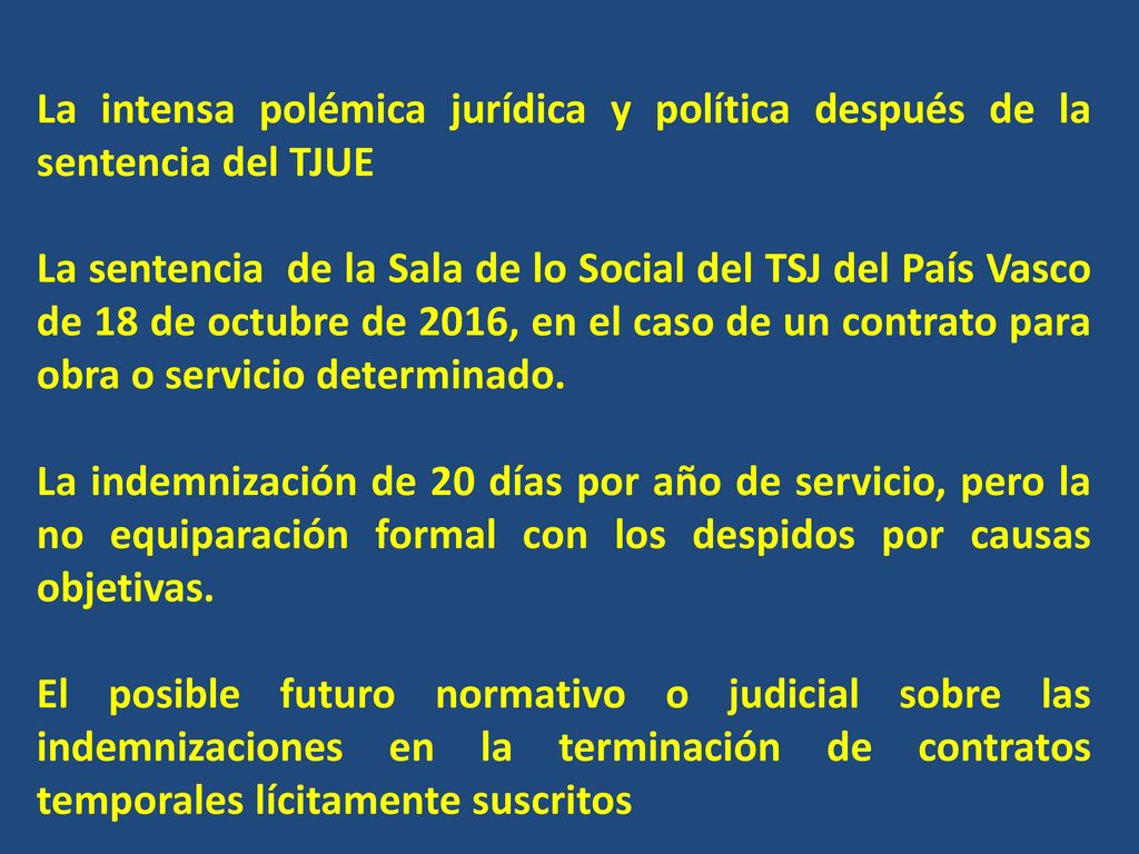 La intensa polémica jurídica y política después de la sentencia del TJUE