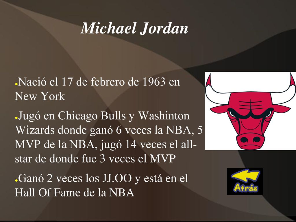 Michael Jordan Nació el 17 de febrero de 1963 en New York